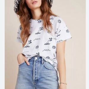 White+Warren aloha tshirt size large